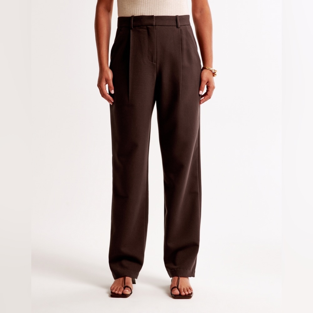 Abercrombie & Fitch Brown Trousers